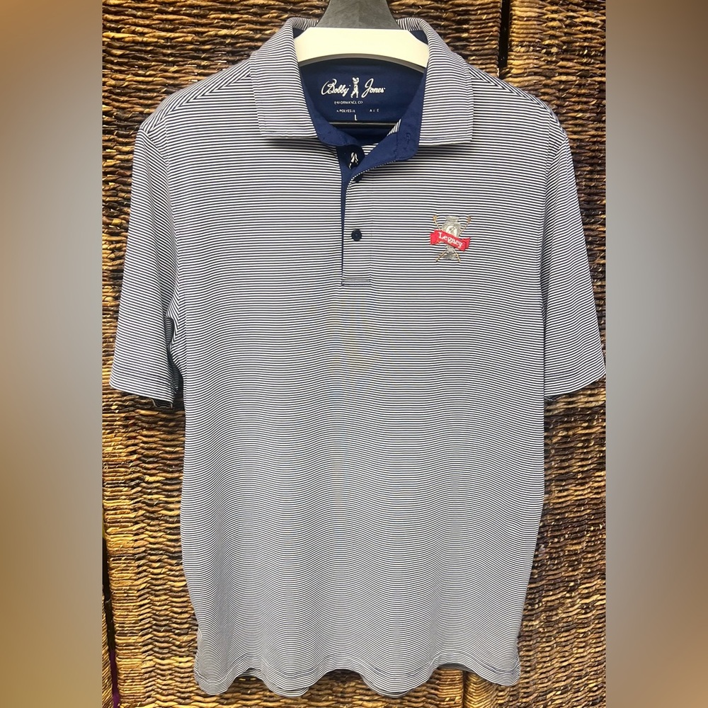 Bobby Jones- Performance Men’s Polo,‎ Large, Legacy Embroidered left chest